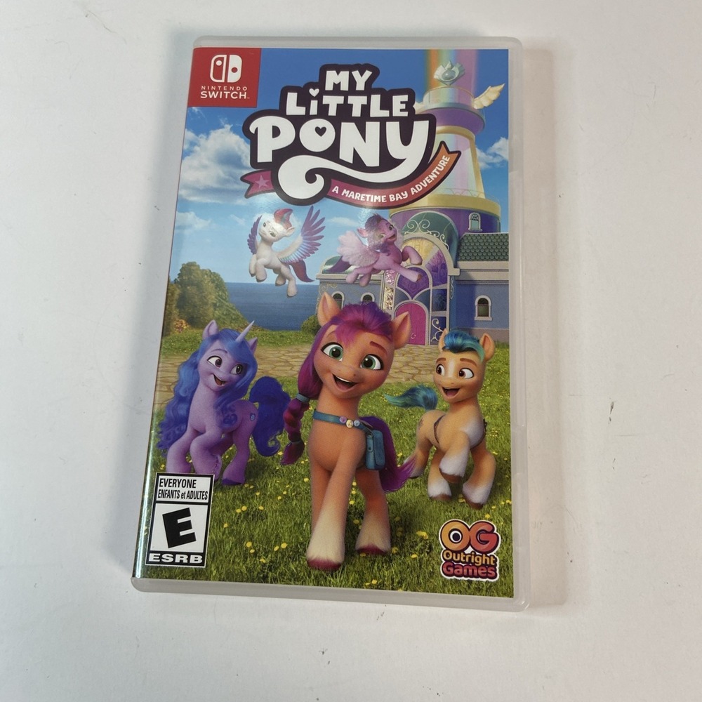 My Little Pony A Maretime Bay Adventure Nintendo Switch Game Used with Case